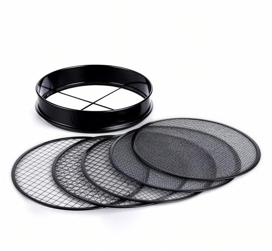 Tuinzeef - 5-in-1 - Ø 30 cm - zwart van Merkloos	