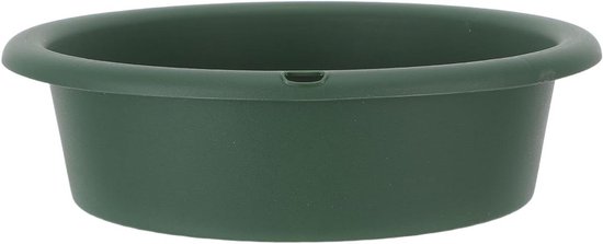 Tuinzeef Rond - Bodemzeef Compostzeef - Grond Ziften - Ergonomisch Handvat - 31 x 31 x 8.5 cm - Groen