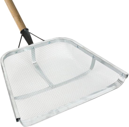 Tuinzeef Schep - Aarde Zeef - Bodem Ziften - Ergonomische Handgrepen - 43 x 33 cm - Niet gespecificeerd