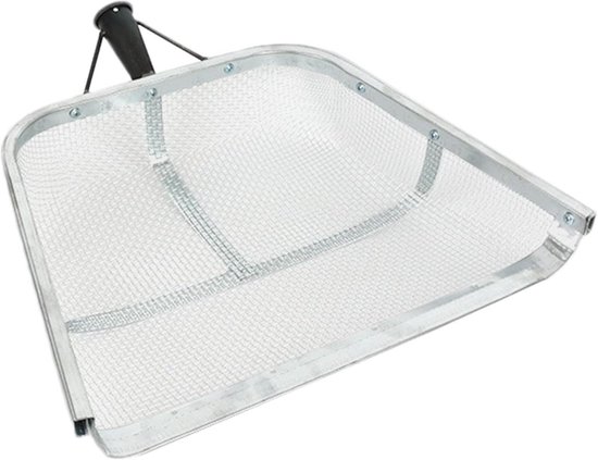 Tuinzeef Schep - Zandzeef Mand - Aarde Zeven - Ergonomische Handgreep - 56 x 52 cm - Meerkleurig