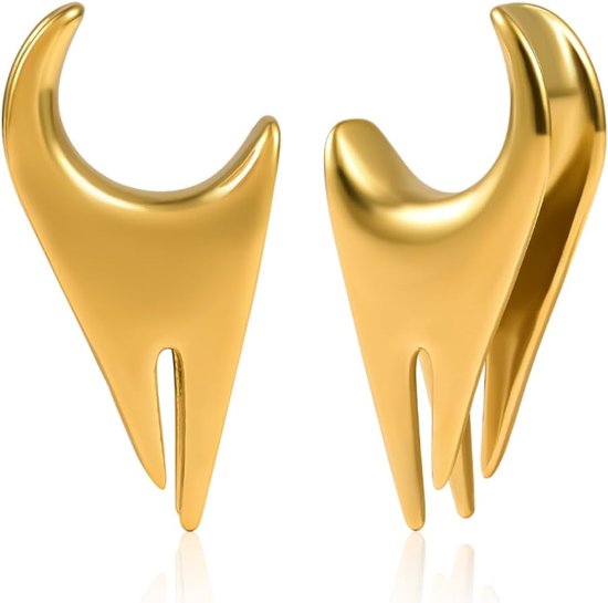 Tunnels 2 stuks vleestunnels oorstretcher expanders dubbel uitlopende roestvrij staal oormeters oren piercing sieraden voor mannen vrouwen 8-16 mm