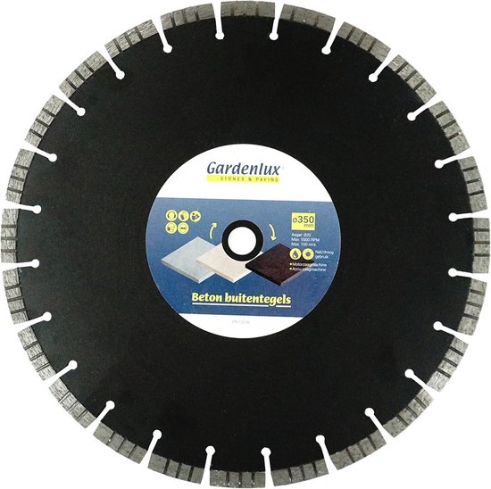 Turbo beton zaagblad dia. 230 cm asgat 22,2 mm van turbo