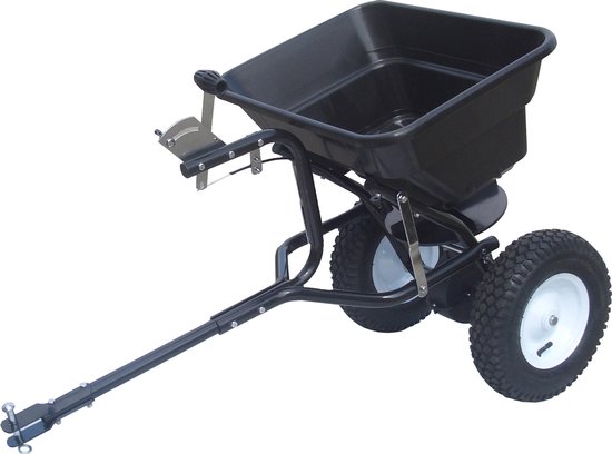 Turfmaster Strooier getrokken model - Max. inhoud 36 kg - Strooibreedte 2,5 - 3,5 m