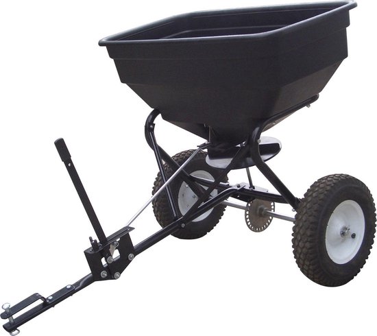Turfmaster Strooier getrokken model Roteerstrooier - Max. inhoud 56 kg van Merkloos	