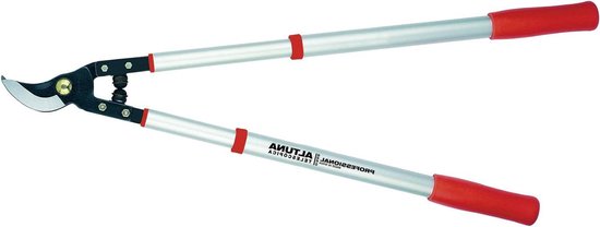 Tweehandige telescopische tuinschaar - handmatige instelling - ultralicht snoeischaar van gesmeed aluminium - bypass-snit. van Bellota