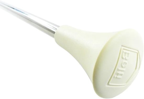 Twirlstok - Majorette stok - Sport prestaties - Professioneel gewogen - 51cm - Wit