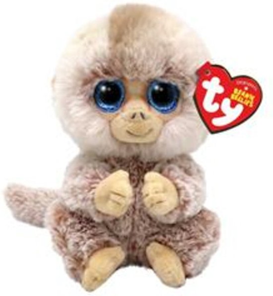 TY Beanie Babies Bellies Stubby Monkey 15 cm van Ty