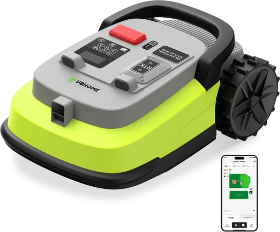UBHOME Elektrische Grasmaaier - RTK+AI Tondeuse - Protection antivo - Contrôle par App - Capacité de pente 55% - Ondersteunt Multi-Regionale Beheer van Merkloos	
