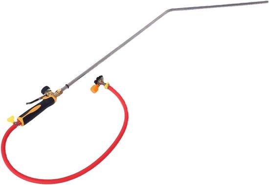 Uierhaarbrander - Koe verzorging - Efficiënte melkvoorbereiding - Gebogen roestvrij staal - 96 cm staaf - Zilver