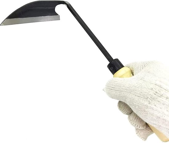 uingereedschap handhakken-sichel - kleine slanghals sichel perfect voor het jaden en cultiveren van Krumpholz.