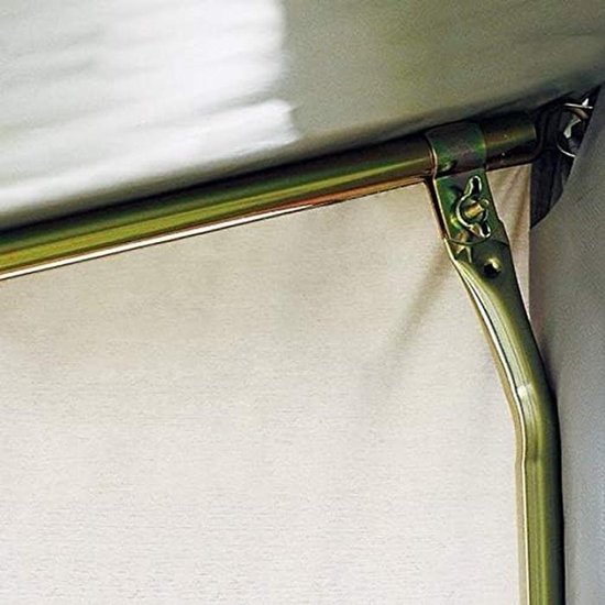 Uitschuifbare Drukstang Staal voor Voortent, Luifel en Caravan - 167-250 cm van Merkloos	