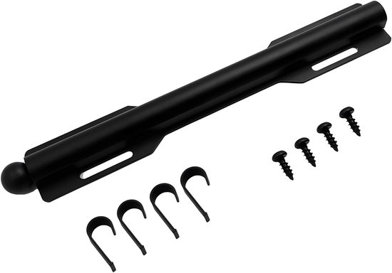 Uitschuifbare kledingstang voor kast, 30 tot 55 cm, stevige metalen kledinghanger voor opbergen en drogen van kleding