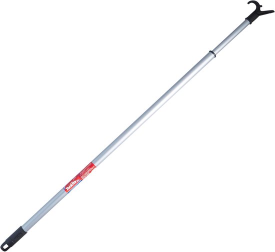 Uittrekbare Kledingstang Tot 150 cm Met Verstelbare Handgreep en Telescoophaak van Merkloos	