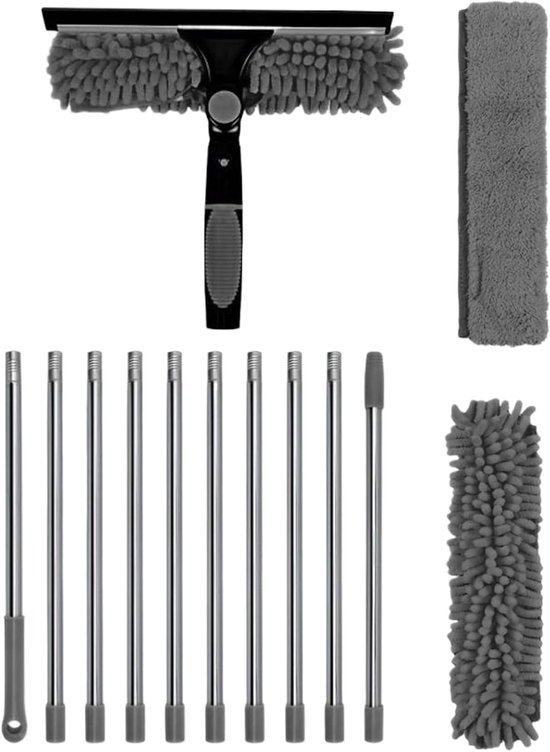 Uittrekbare plafondreiniger voor hoge plafonds en moeilijk bereikbare plekken van Merkloos	