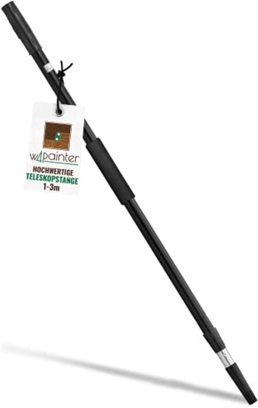 Uittrekbare telescoopstang 3 meter - ideaal voor zwembadreiniging, verfrollen en raamreiniging van Merkloos	
