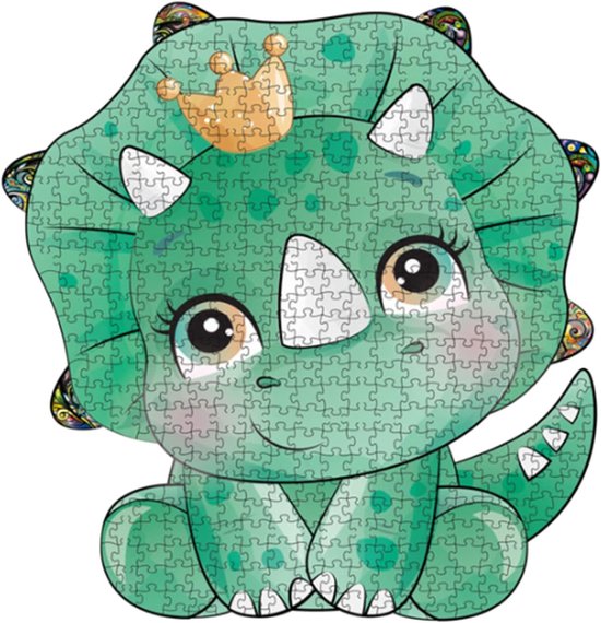 Unieke Dierlijke Puzzel - Vorm Puzzelstukjes - 500 Dieren Puzzelstukjes - Papieren Puzzel voor Oud en Nieuw - Thanksgiving - Thuis - Cadeau - Mentale Oefening (Kleur) van Merkloos	