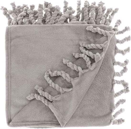 Unique Living - Plaid Lieke 130x160cm Chateau Grey van Unique Living