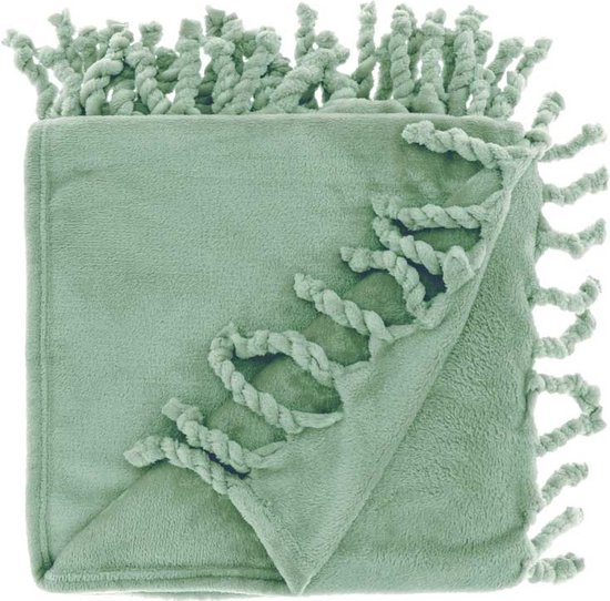 Unique Living - Plaid Lieke 130x160cm Surf Blue van Unique Living