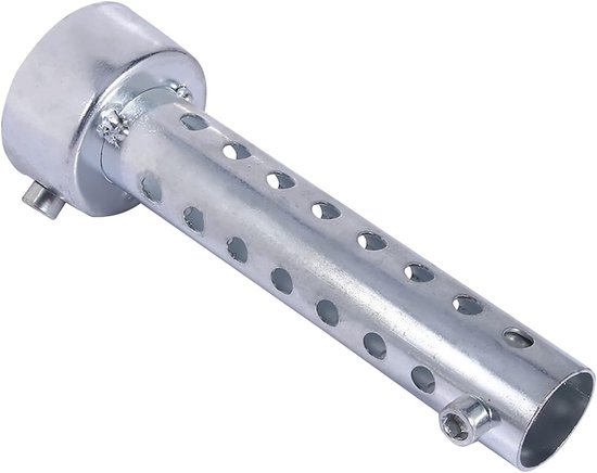 Universal Engine Exhaust Can DB Killer - Damper Baffle Insert - Motor Damper - Silver (45mm) van Merkloos	