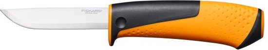 Universeel mes - met slijper - oranje - 1023618 van Merkloos	