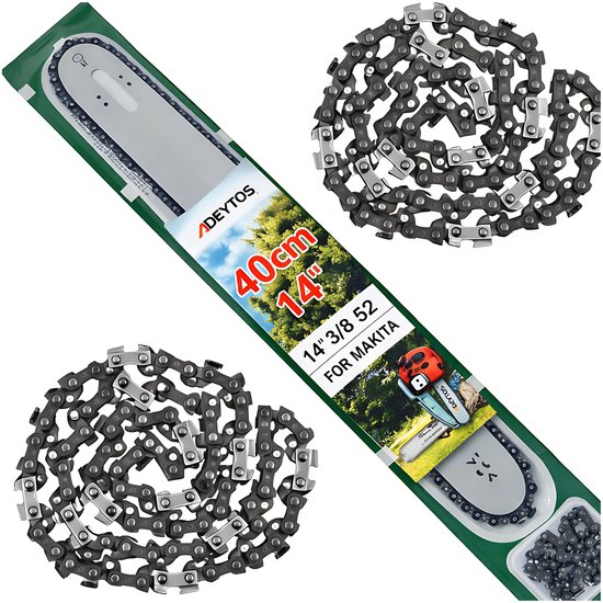 Universeel - Prowadnica Set - 40cm - 2x Kettingen - Voor Tuingereedschap van Merkloos	