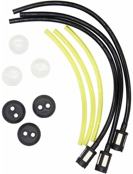 Universele brandstoffilterset Brandstofslangverbinding voor bosmaaier Grasmaaier Bosmaaier Heggenschaar Snoeischaar van Merkloos	