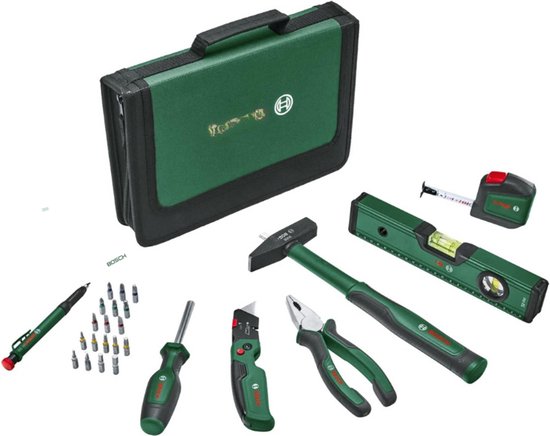 Universele Handgereedschapset–25-Delig–Complete Tuingereedschap Set Voor Huis En Tuin–Amazon Edition van Merkloos	