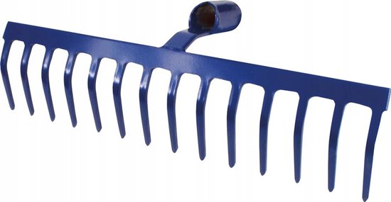 Universele hark 14 tanden, 450 mm breed (zonder staal) van Merkloos	
