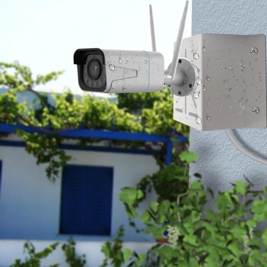 Universele hoekbeugel voor beveiligingscamera's, stevige metalen hoekbeugel, geschikt voor montage in een hoek. van Merkloos	