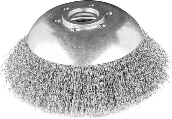 Universele kwaliteits Onkruidborstel 150 mm Fijn Gedraaid staaldraad 0.3  mm van Universele