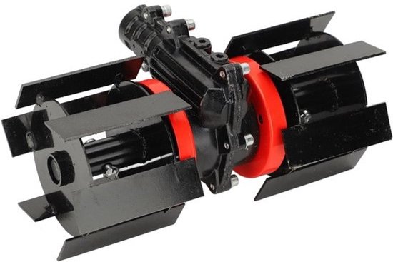 Universele schijfeg met 9 tanden - Voor diepploegen en onkruidbestrijding in tuinen en gazons - Geschikt voor tuinmachines en grasmaaiers - 28mm aansluiting