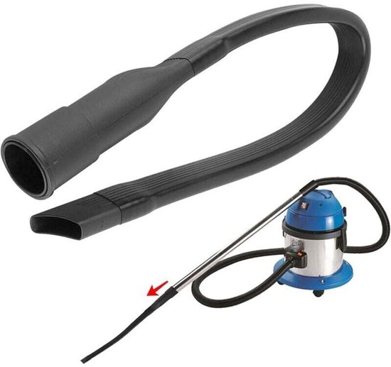 Universele stofzuigermondstukken, stofzuigeraccessoires, lange en flexibele platte kierenzuigmondstukken, geschikt voor alle stofzuigers met 35/32 mm aansluitingen, universele clipmondstukken, geschikt voor alle stofzuigers.