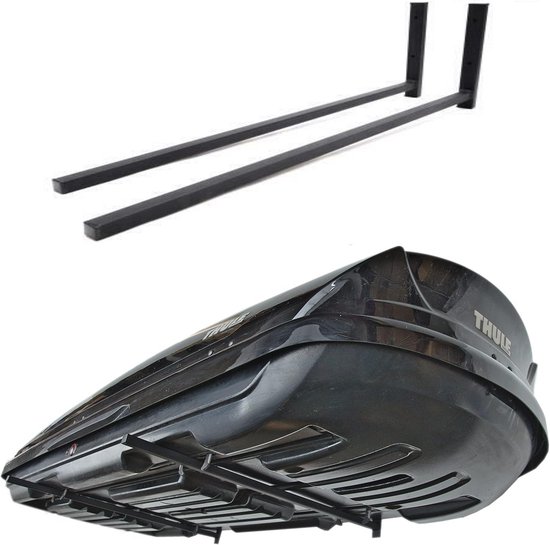 Universele Wandhouder voor Auto-Dakbox - Ruimtebesparende Oplossing voor Dakkoffers, Tuingereedschap en Sporttoestellen van Merkloos	