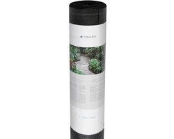 Unkrautvliesfolie - Wasserdurchlässig en Reißfest - 100g/m² sterkte - 1x50m van Merkloos	