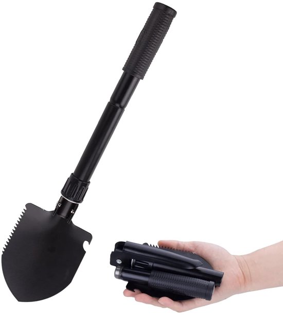 Unyqoos® Draagbare en Multifunctionele Vouwschep voor Kamperen en Outdoor Avonturen van Merkloos	