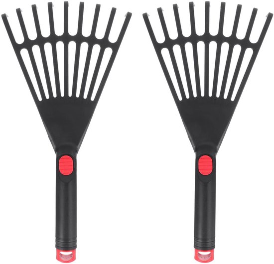 Unyqoos® Ergonomische kunststof handhark set voor tuinonderhoud en bodemverzorging van Merkloos	
