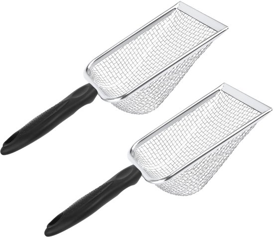 Unyqoos® Set van twee tuinzeven met roestvrijstalen roosters voor veelzijdig gebruik van Unyqoos