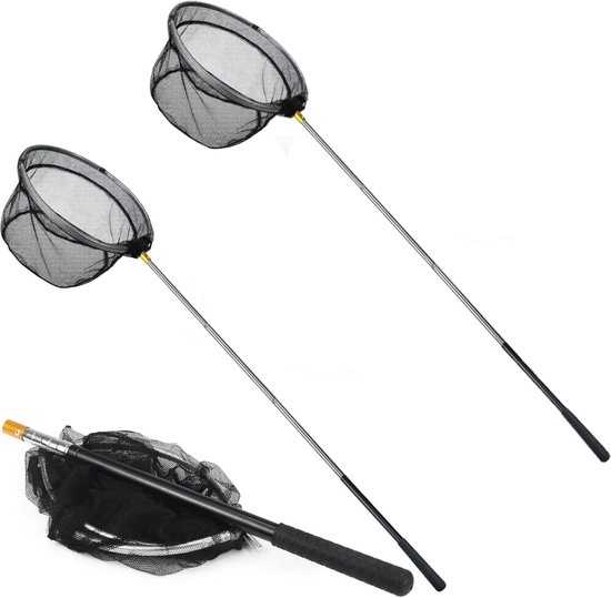 Unyqoos® Uitschuifbaar Net voor Vlinders, Vissen en Meer – Telescopisch, 170 cm, 2 Stuks van Unyqoos