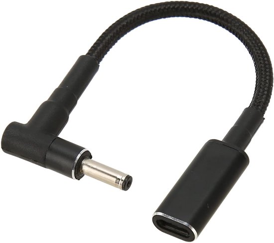 USB C Oplader Kabel Adapter voor Laptop met 4.0 X 1.35 Poorten - 100W PD USB C Opladen Adapter - Converteer PD Oplader naar Slanke Punt van Merkloos	