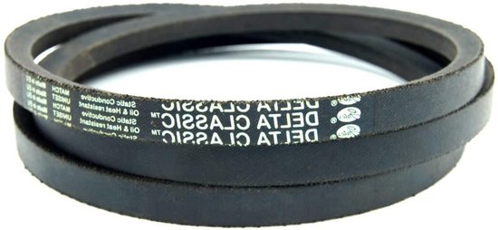 V-riem - A-riem - Grasmaaier aandrijving - Klassiek profiel - 13 x 1960 mm - Zwart