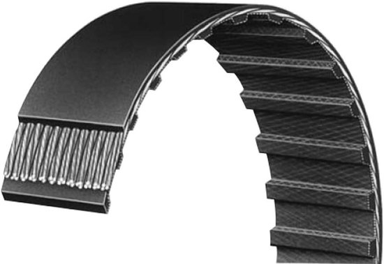 V-riem - Aandrijfriem - Grasmaaier Onderhoud - Compatibel - 39166001045 - Zwart