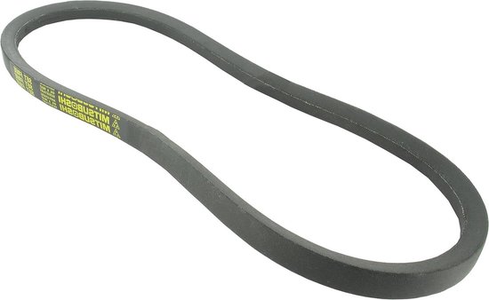 V-riem Glad - Trapeziumvormige Riem - Vervangen Grasmaaier - Gladde A-serie - 13x8x1250 mm - Zwart