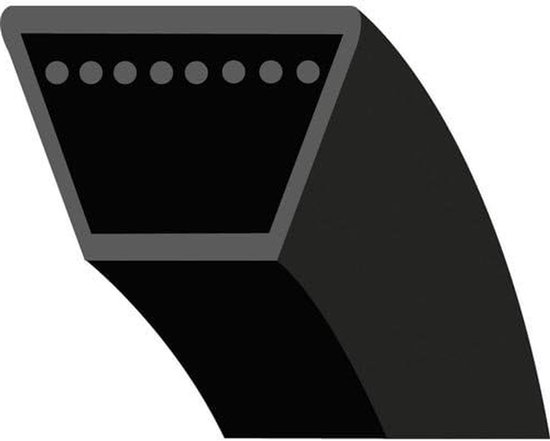 V-riem - Zitmaaier riem - Gazononderhoud - Aramid serie - 1016 mm - Zwart