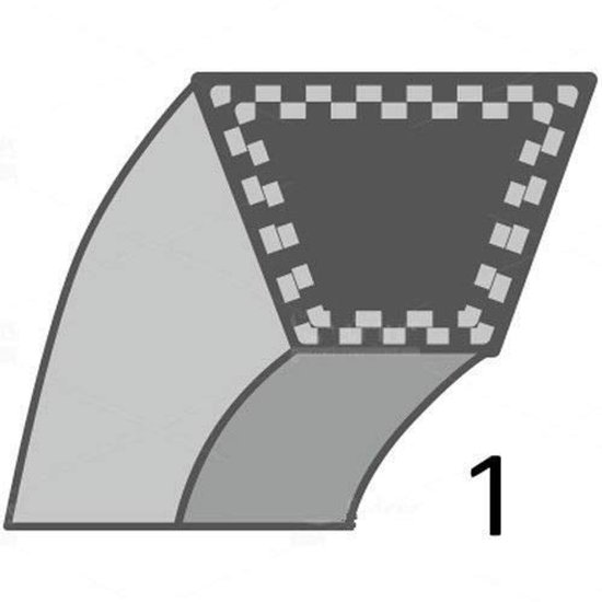 V-snaar 125 CM voor Grasmaaier