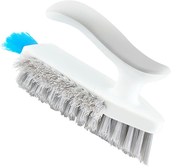 V-vormige Borstel - Voegenreiniger Hoekborstel - Badkamer Keuken Reinigen - Schuine Kop 90 Graden - 14.9 x 9.3 cm - Grijs
