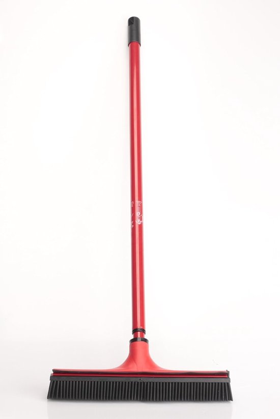 V7 bezem met V-groef Rood
