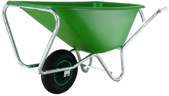 Vabor Fort -Kruiwagen- 170 L - 1 wiel - Icore velg - lekvrije PU band - HDPE kuip van Vabor