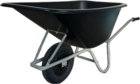 Vabor Fort -Kruiwagen- 170 L - 1 wiel - Icore wiel - lekvrije PU band - HDPE kuip van Merkloos	