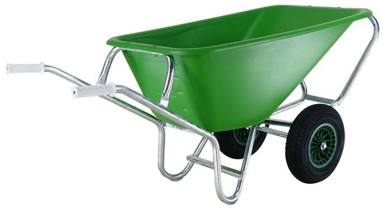 Vabor Fort - Kruiwagen- 170 L - 2 wielen - PP velg - luchtband - HDPE kuip van Merkloos	