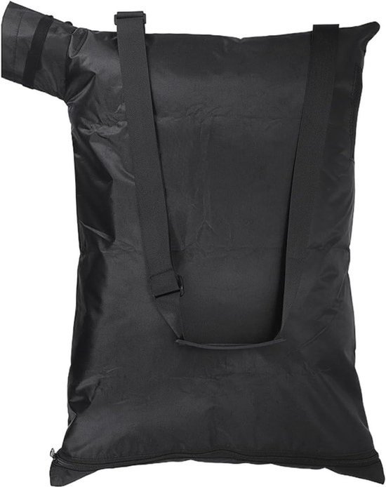 Vacuümzak - Vuilzak met bodemritssluiting - Voor het verzamelen van tuinafval - Onderhoudsvriendelijk te reinigen - Capaciteit van 24 gallon - Zwart